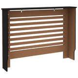 Radiator Cover Black 112x19x81.5 cm MDF 288183