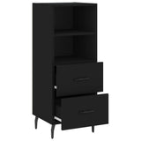 Sideboard Black 34.5x34x90 cm Engineered Wood 828685
