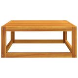 ZNTS Coffee Table 68x68x29 cm Solid Acacia Wood 360024