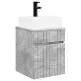 Wall-mounted Sink Vanity Concrete Grey 39 x 41 x 62.5 cm 890575