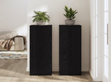 Plant Stand Black Oak 33 x 33 x 100 cm Engineered wood 869235