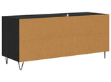 Sideboard Black Oak 100 x 36 x 60 cm Engineered Wood 882471