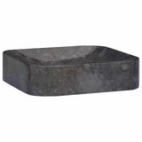Sink Black 40x40x10 cm Marble 149181