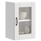 Kitchen Wall Cabinet with Glass Door Lucca White 853767