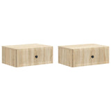 Bedside Cabinet with Drawer 2 pcs Sonoma Oak 49 x 34.5 x 20 cm 897940