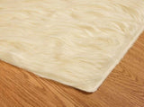 Faux Sheepskin Rug Tafalla Cream 120 x 170 cm Polyester 42021504