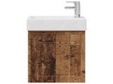 Bathroom Vanity Unit with Tap Old Wood 45.5 x 22.5 x 84 cm 889519