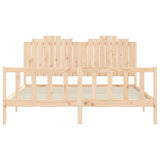 Bed Frame without Mattress Solid Wood Pine 3192311