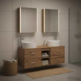 Bathroom Furniture Set 5 pcs Artisan Oak 3407094