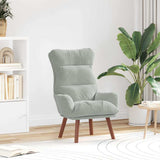 Armchair Light Grey 69 x 74 x 93 cm Velvet 42001834