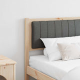 Upholstered Headboard Brown 180 cm Solid Pine Wood 879050