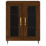 Sideboard Brown Oak 69.5x34x90 cm Engineered Wood 827771
