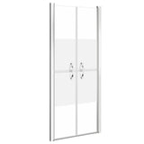 ZNTS Shower Door Half Frosted ESG 81x190 cm 148787