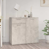 805774 Sideboard Concrete Grey 80x36x75 cm Engineered Wood