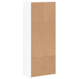 ZNTS File Cabinet White 60x32x153 cm Engineered Wood 3276644