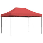 Foldable Party Tent Pop-Up Burgundy 410x279x315 cm 4005011