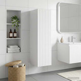 Wall-mounted Bathroom Cabinet High Gloss White 890656