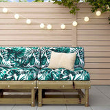 Middle Sofa with Cushions Impregnated Wood Pine 825435