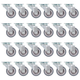 143435 Swivel Casters 24 pcs 50 mm