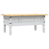 Coffee Table Mexican Pine Corona Range White 100x55x44 cm 282626