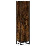 Book Cabinet Smoked Oak 40x35x170.5 cm Engineered Wood 849141