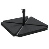 5 Piece Garden Parasol Base Set Granite and Steel 3318588