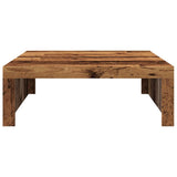 Coffee Table Old Wood 100x100x35 cm Engineered Wood 856684