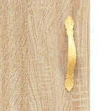 Sideboard Sonoma Oak 90x34x80 cm Engineered Wood 828087