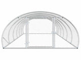 Chicken Coop Silver 600 x 150 x 100 cm Galvanised Steel 3434662