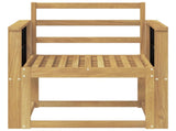 Outdoor Sofa Set Solid Acacia Wood White 3438983