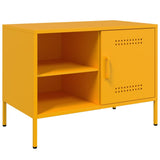 TV Cabinets 2 pcs Mustard Yellow 68x39x50.5 cm Steel 843001