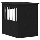 Dog Crate Furniture Black Oak 45x62x59 cm Engineered Wood 862174