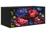 Wall-mounted TV Cabinet KIEL 69 x 33 x 40 cm Black Oak 8007138
