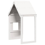 Kids' Bed Roof White 60x99x139.5 cm Solid Wood Pine 846889