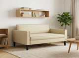 XXL Armchair Cream Faux Leather 42043530