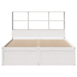 Bed Frame without Mattress White 140x190 cm Solid Wood Pine 3323468
