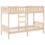 Bunk Bed 75x190 cm Solid Wood Pine 3308607