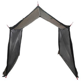 Camping Tarp with Mesh Walls Brown Grey 270 x 210 x 210 cm 42029008