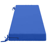 2-Piece Bench Cushions SOEST 2 pcs 100% Polyester Royal Blue 949925