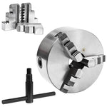 3 Jaw Self-Centering Lathe Chuck 160 mm Steel 146707