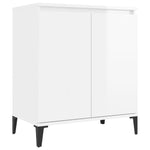 Sideboard High Gloss White 60x35x70 cm Engineered Wood 806082
