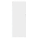 Wall Glass Cabinet PORTO White 80 x 31 x 80 cm Engineered Wood 885415