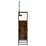 ZNTS 3 Piece Bathroom Cabinet Set Smoked Oak Engineered Wood 3214351