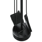 5 Piece Fireplace Tool Set 18x66 cm Steel 156376