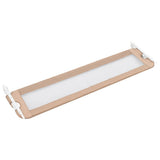 Toddler Safety Bed Rail Taupe 180x42 cm Polyester 10175