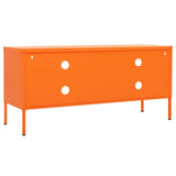 TV Cabinet Orange 105x35x50 cm Steel 336228