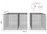 Gabion with 5 mm Wire and 5x5 cm Mesh 800x100x150 cm 3464386