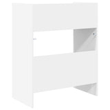 DJ Table White 102 x 45 x 102 cm Engineered Wood 8006740