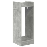 Plant Stand 2 pcs Concrete Grey 30 x 30 x 80 cm Engineered Wood 899585