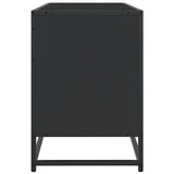 TV Cabinet Black 100x35x50 cm Engineered Wood and Metal 848829